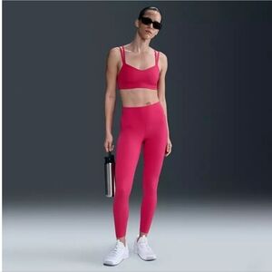 Nike Zenvy High Waist 7/8 Length Pink Rush Leggings, NWT